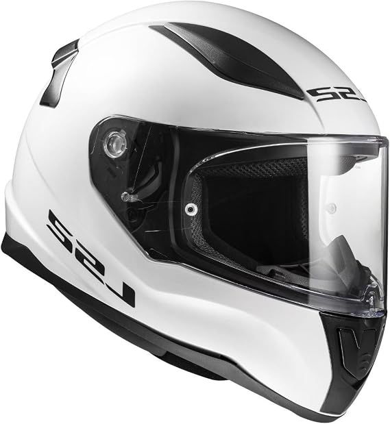 LS2 Rapid 2 Full Face Motorcycle Helmet, ECE 22.06 Safety Certified, Polycarbonate Shell, Improved Ventilation, Pinlock Compatible Anti-Scratch Viewfinder, Intercom Compatible Comfortable Design
