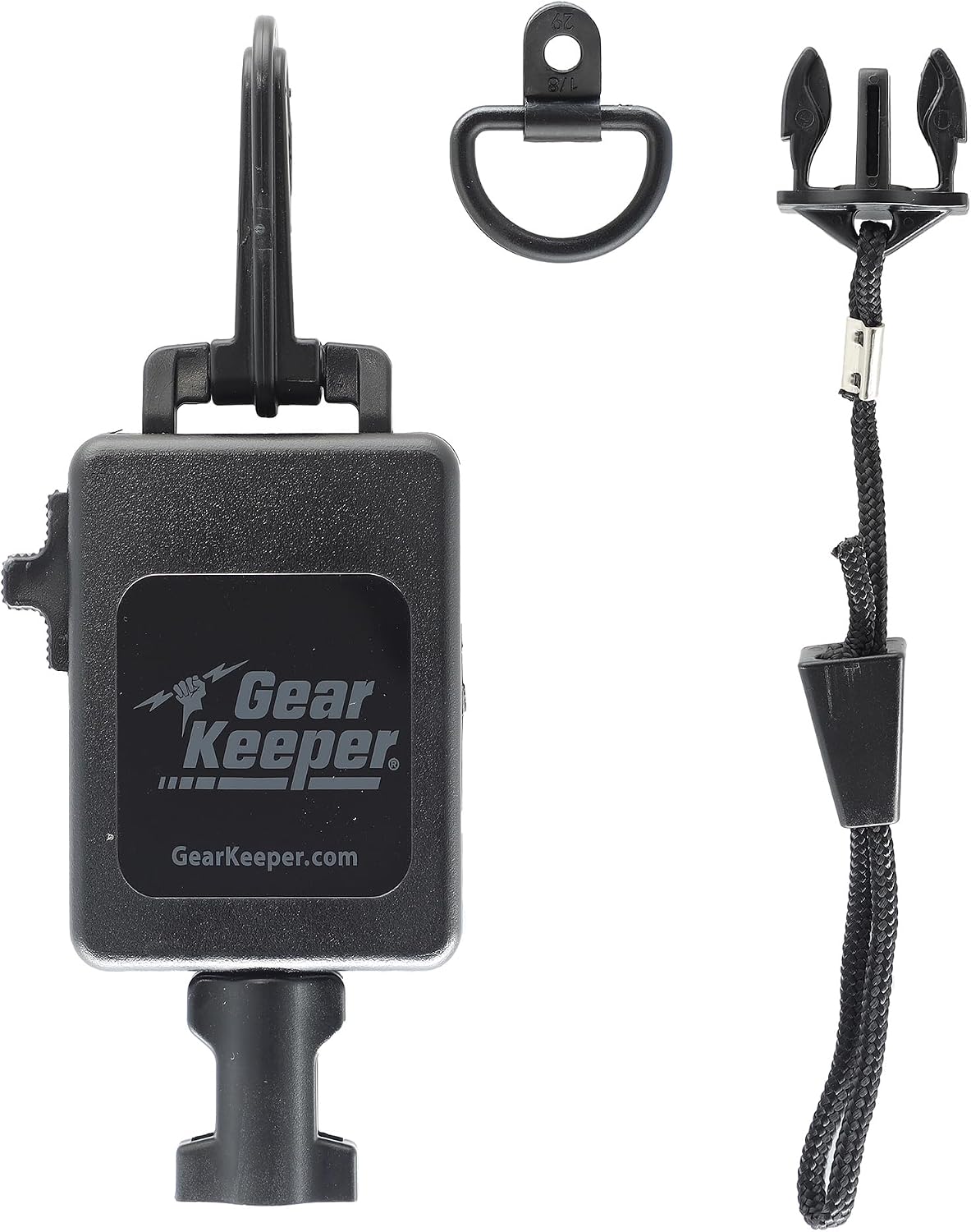 Hammerhead Industries RT-34112 Gearkeeper(r) Heavy Duty Retractable Cb Mic Holder With Heavy Duty Snap Clip