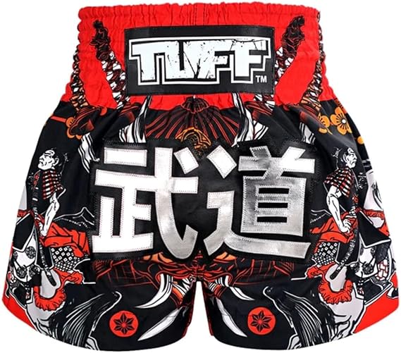 TUFF Sport Tora Samurai Muay Thai Shorts in Black
