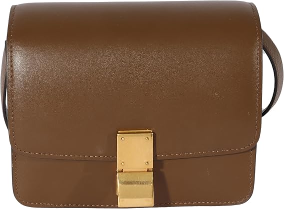 Celine, Pre-Loved Small Box Bag Brown Small