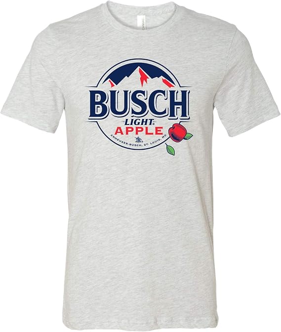 Brew City Busch Light Apple White Mountains Logo T-Shirt