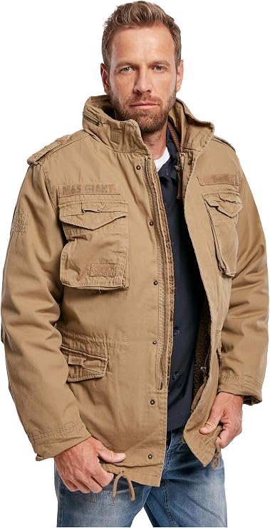 Brandit Men's M-65 Giant Jacket Camel Size XXL