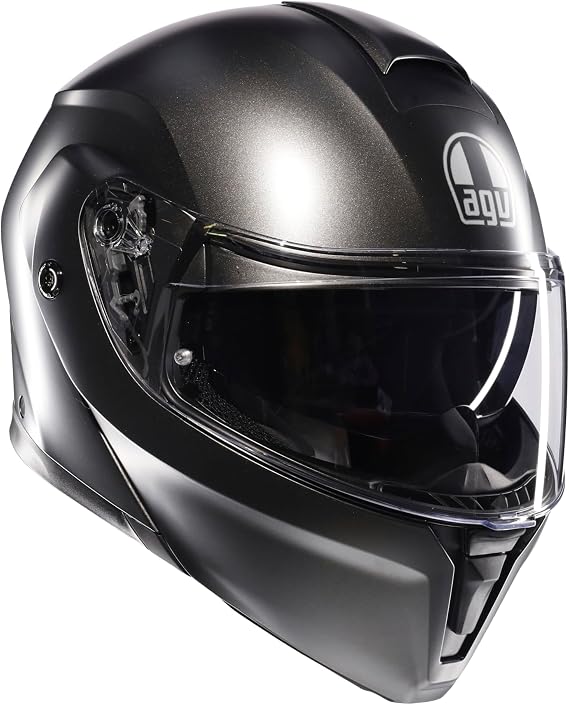 AGV Streetmodular ECE 22-06 Mono, Modular Helmet, Flip Up Motorcycle Helmet ECE 22-06 P/J With Sun Visor