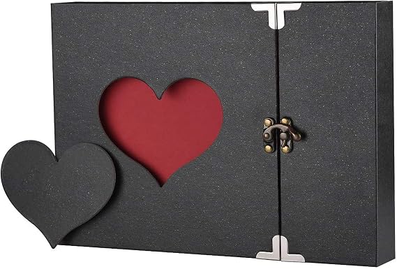 Firbon Scrapbook Album, DIY Photo Album with Black Pages Memory Book | Black Cover | Handmade Family Keepsake | Anniversary, Birthday & Holiday Gift | Creative Memory Pages | Scrapbooking Crafts