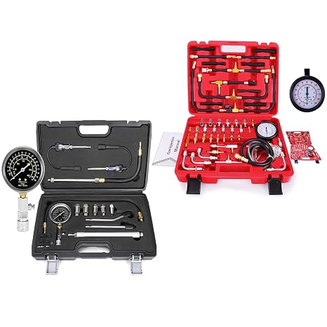 BETOOLL Pro Fuel Pressure Tester Kit(1set) and Compression Tester Kit(1set)
