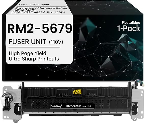 Remanufactured RM2-5679 Fuser Unit 110V (RM2-2585 FM1-V151 FM1-W154)