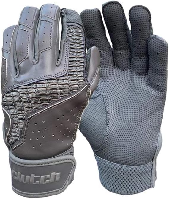 Pro Series Cabretta Leather Batting Gloves, Padded & Stylish, Comfortable Grip & Finger Fit for Baseball & Softball Players, for Adults & Youth