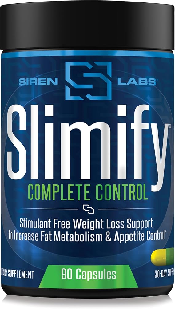 SIRENLABS Slimify Complete Control Stimulant-Free Fat Burner - 90 Capsules