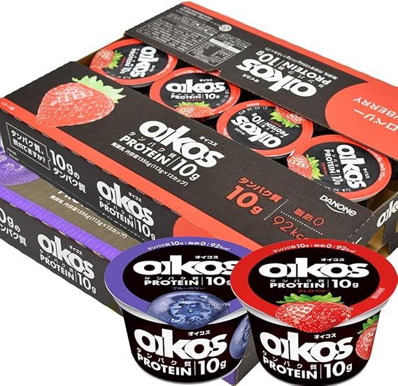 Danone OIKOS Yogurt 12 Cups Strawberry & Blueberry