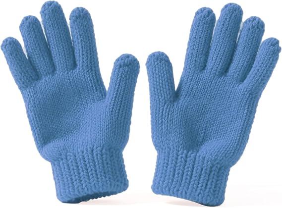 FULLLIGHT TECH Solid-colored gloves (Blue, One Size)