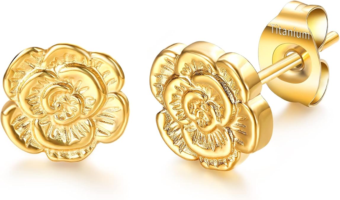 VOJO Implant Grade G23 Titanium Stud Earrings