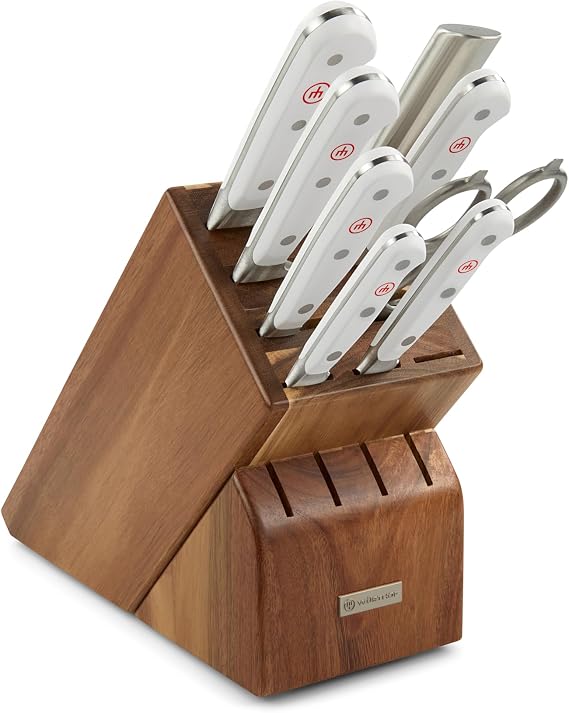 WUSTHOF Classic White 9-Piece Block Set