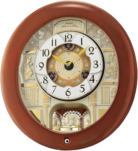 Seiko QXM360BRH Japanese Quartz Whimsical Clock