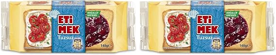 Etimek Tuzsuz Kızarmış Ekmek 148 g 2li paket