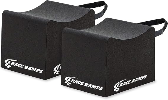 Race Ramps 10 Inch Wheel Cribs for Car Maintenance and Display, Lightweight, Non-Scratch, Ideal for Oil Changes and Garage Use, RR-WC-10