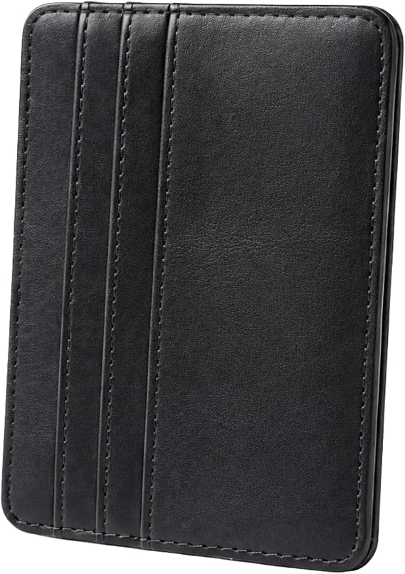 Slim Card Holder Wallet with Cash Pocket, Minimalist RFID Blocking Wallet, Compact Lightweight Everyday Carry Design