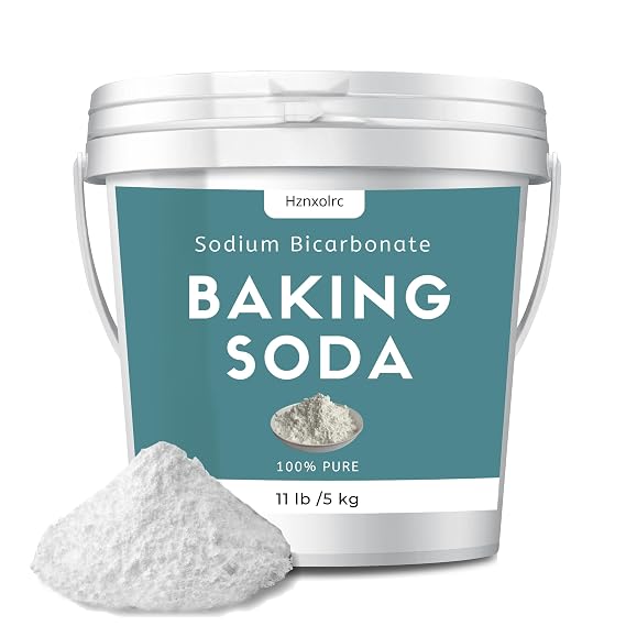 11lb Baking Soda Powder Bulk Food Grade for Cleaning, Sodium Bicarbonate | Aluminum Free Baking Soda,100% Pure, Used for Bread, Cookies and Other Baked Goods, Also Can Clean and Deodorize