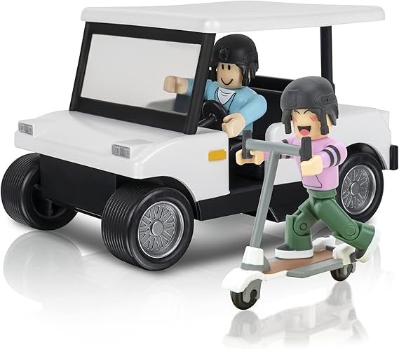 Roblox Celebrity Collection - Brookhaven: Golf Cart Deluxe Vehicle [Includes Exclusive Virtual Item]
