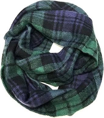 Bowbear Soft Touch Winter Warm Tartan Infinity Scarf