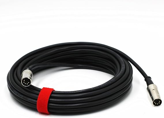 Premium Speaker Link Cable for Edifier S1000MKII, S2000MKIII, S1000W | 5 Core MIDI Primary to Secondary Audio Wire | Shielded Audio Interconnect | Alloy Shielded Hi-Fi Cable 10ft/16ft/33ft 20ft