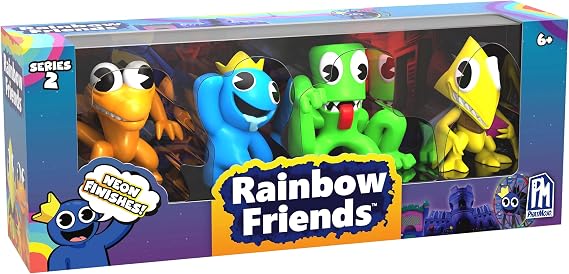 Rainbow Friends – Minifigure 4-pack – Neon Finish – Series 2
