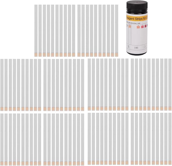 Ketone Test Strips,100pcs Ketone Reagent Strips 15S Accurate Results VC Resistant Reliable Portable Urinalysis Test Strips for Keto Dieters
