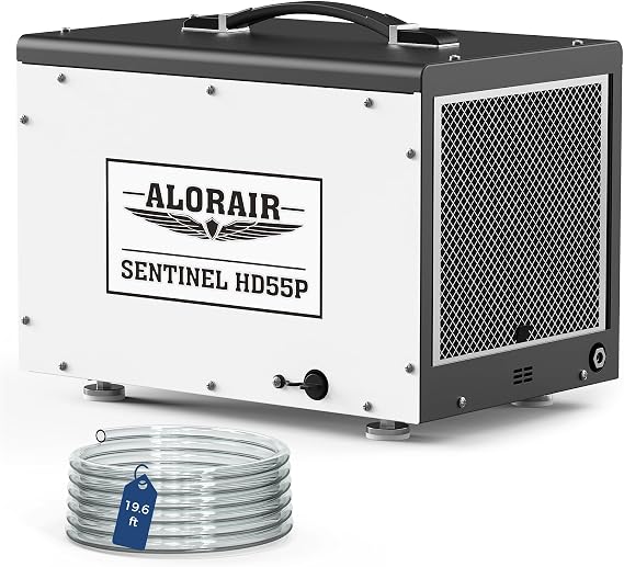 ALORAIR 120 PPD Dehumidifier with Pump for Crawl Space and Basement | Automatic Defrost, Memory Start, Up to 1,300 Sq. Ft., with Drain Hose, cETL Listed, for Commercial Use