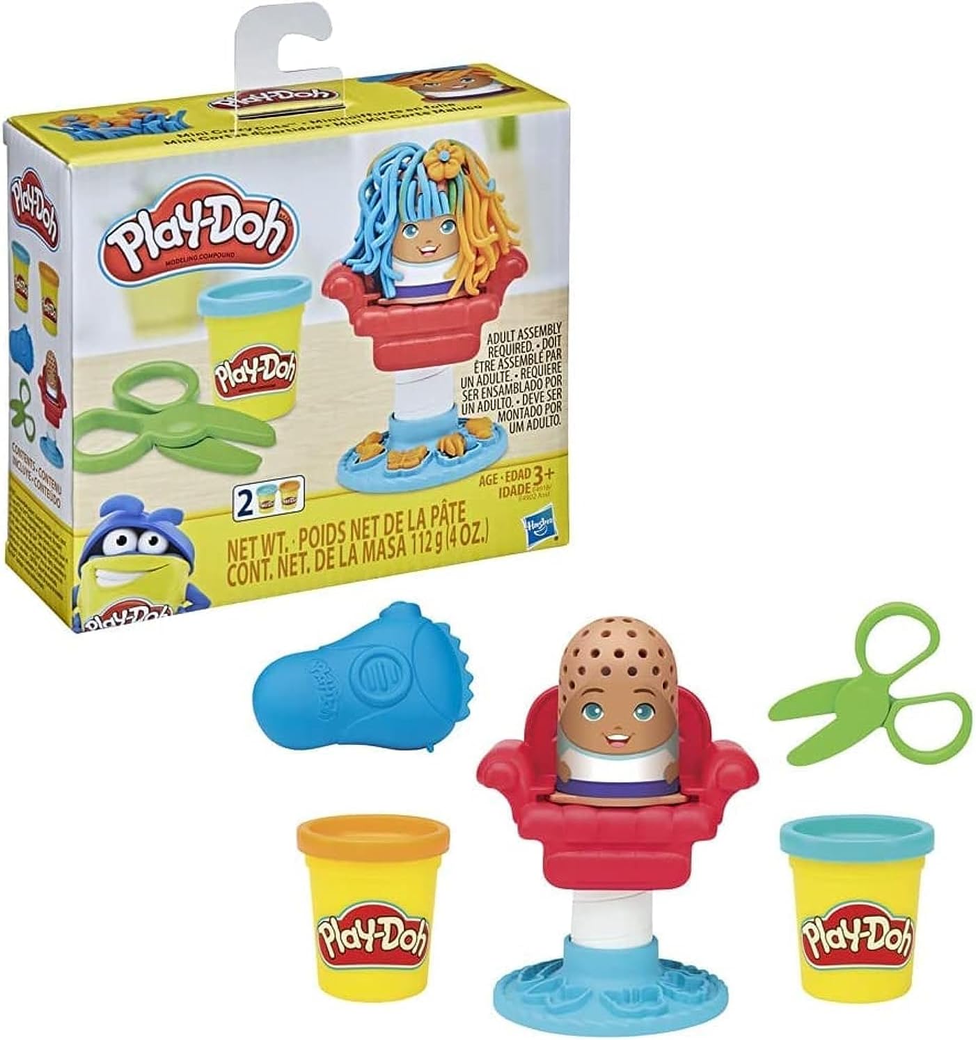 Hasbro-Play-doh Kitchen Crazy Cuts Barbershop Play Set