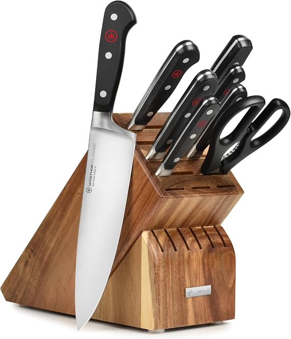 Wusthof Classic 9-piece Knife Block Set (Acacia)
