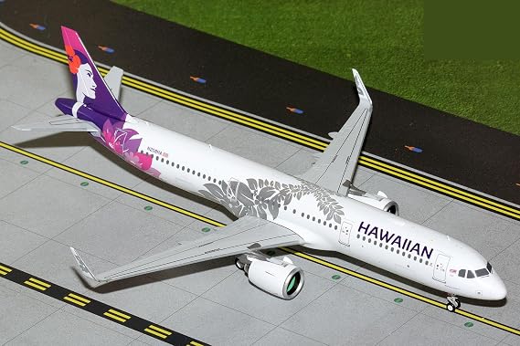 GeminiJets G2HAL1365 Hawaiian Airlines Airbus A321neo N208HA; Scale 1:200