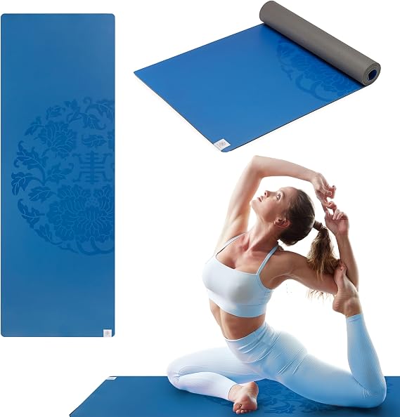 Gaiam Dry-Grip Yoga Mat, Non-Slip, Hot Yoga