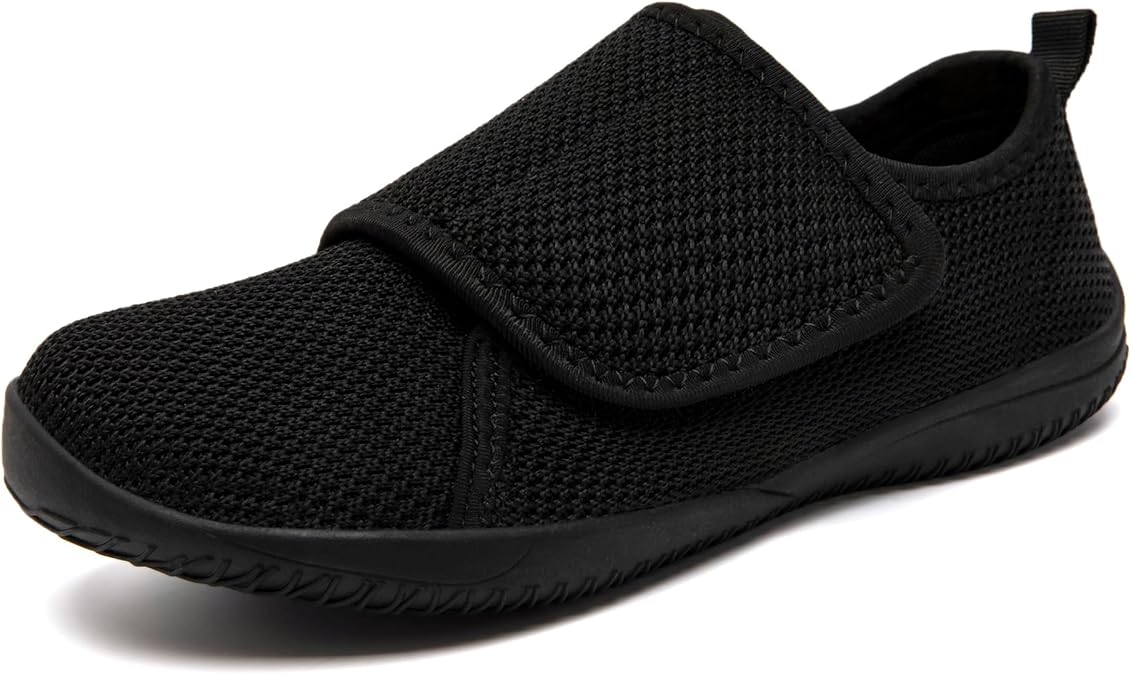 Womens Diabetic Shoes Slip On Orthopedic Slippers Adjustable Velcro Wide Toe Box House Shoes Zapatos para DiabeTicos Mujer Comfortable Edema Wlking Shoes