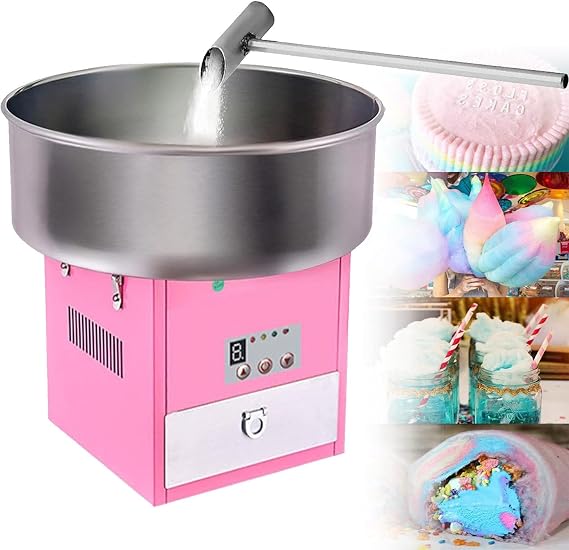 Commercial Cotton Candy Maker Countertop Cotton Candy Maker Electric 1200W Candy Floss Aker Machine for Kids Adults, Party Carnival Festival Thanksgiving
