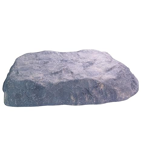 Airmax CrystalClear TrueRock Faux Flat Rock Cover, Grey Stone - Medium Size