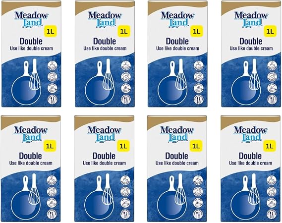 Double Cream 8x1L – Catering Bulk Cream for Baking, Cooking & Professional Use