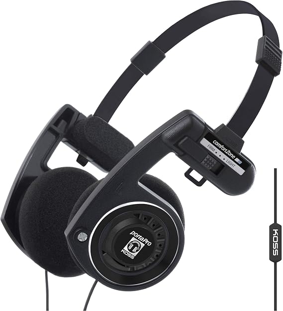 KOSS PortaPro 3.0 Headphones, Black, One Size