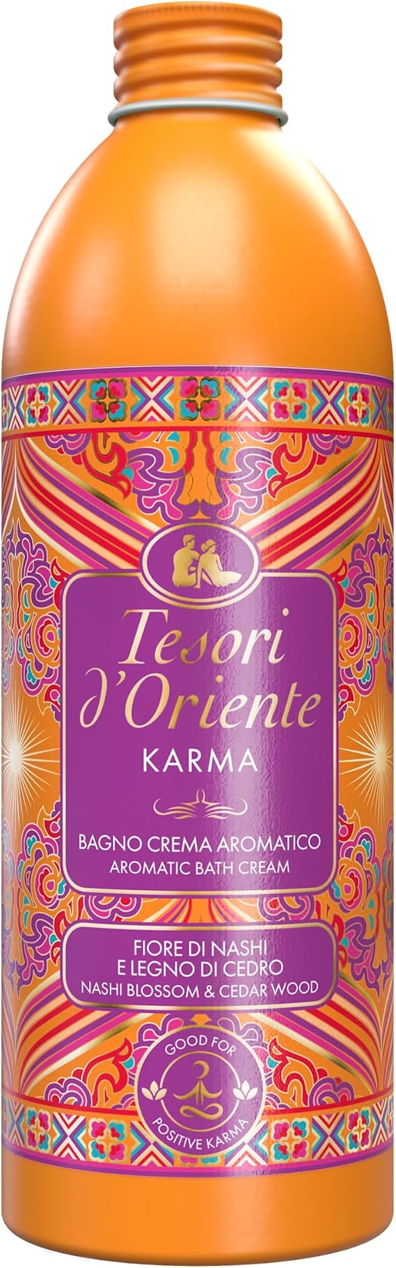 Tesori d'Oriente Karma Aromatic Body Wash with Nashi Flower and Cedar Wood 500 ml, 16.9 Fl Oz made in Italy [italian import]