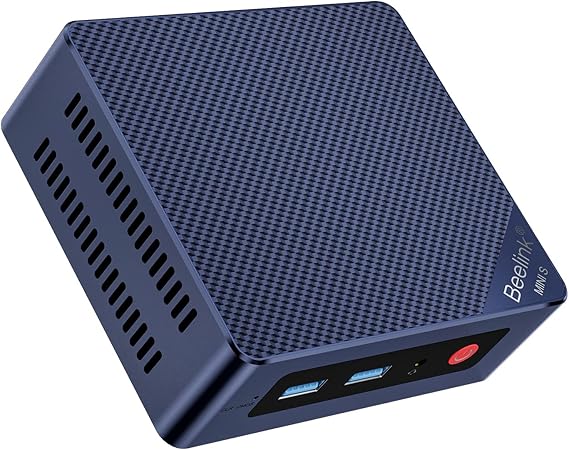 Beelink MINI S12 Mini PC with Processor N95,8G DDR4 256G SSD Mini Desktop Computer, WiFi5, BT4.2 Dual HDMI, LAN 2.5G Ports W11 Home Mini Computer