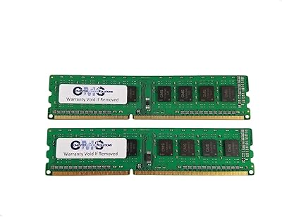 CMS 8GB 2X4GB DDR3 12800 1600MHz Non ECC DIMM Memory Ram Upgrade Compatible with HPCompaq Pavilion P6000 Series Desktop - A71