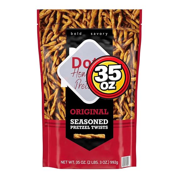 Dots-Pretzelz Original Seasoned Pretzel Twist Snack, 35oz Family Size Bulk Bag