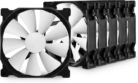 Phanteks 1200RPM 140mm Case Fan with ON/OFF Switch 400mm Extension Cable Retail Cooling PH-F140SP_BK_GLED Green