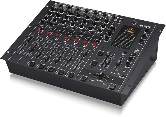 Behringer DX2000USB PRO MIXER Professional 7-Channel DJ Mixer, USB Audio Interface For Mac, DJ Controller DJ Decks, Sound Mixer Audio and DJ Equipment Full Setup with Equalizer