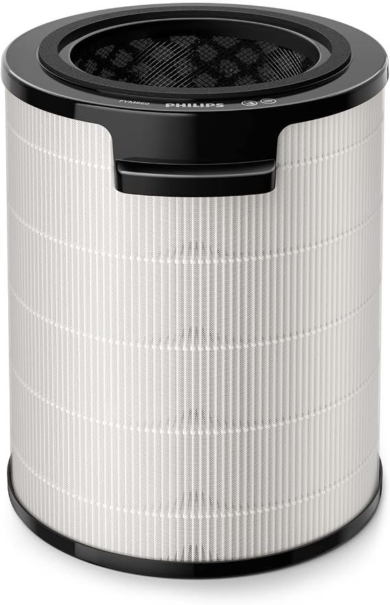 PHILIPS FYM860/30 Yedek Filtre AMF870 ve AMF765 Hava Temizleyicileri için Entegre 3'ü 1 Arada, HEPA, Aktif Karbon | AMF870 ve AMF765 için, NanoProtect HEPA yedek filtre, aktif karbon, 36 ay kullanım ömrü (FYM860/30)