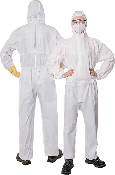 ZMDREAM 24-Pack Painters Coverall Disposable Suit White