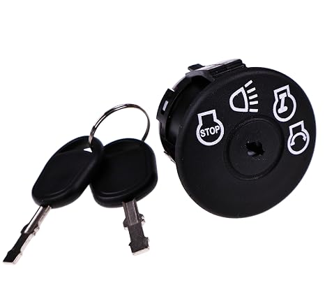 JEENDA 7-Terminals Starter Ignition Switch Keys GY20074 AM133597 Compatible with John Deere Scotts Sabre L100 L105 L107 L120 D105 D110 D125 D130 Riding Mowers Tractor L and D G Series