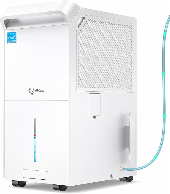 6000 Sq Ft ENERGY STAR Most Efficient Dehumidifier with Pump for Basement