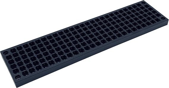 Organizer Genie - One Black Slim Pegboard to organize your Sockets, Wrenches, Pliers, Screwdrivers, Bits and All Other Tools