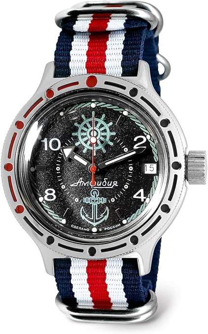 VOSTOK | Amphibia 420526 Sea Captain Automatic Self-Winding Diver Wrist Watch