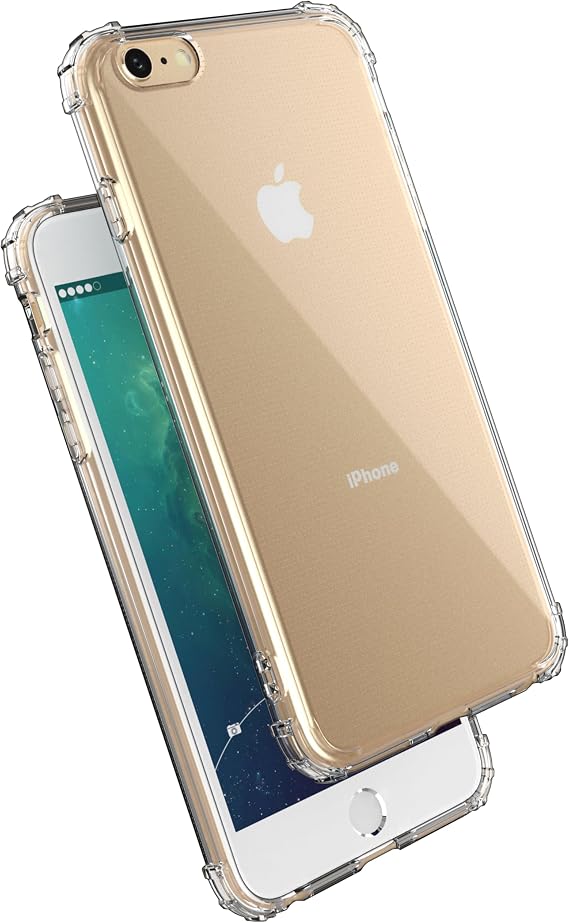 iPhone 6 Plus 6s Plus Case Clear Shockproof US Military MIL Standard Clear Soft Cover for iPhone 6 Plus iPhone 6s Plus