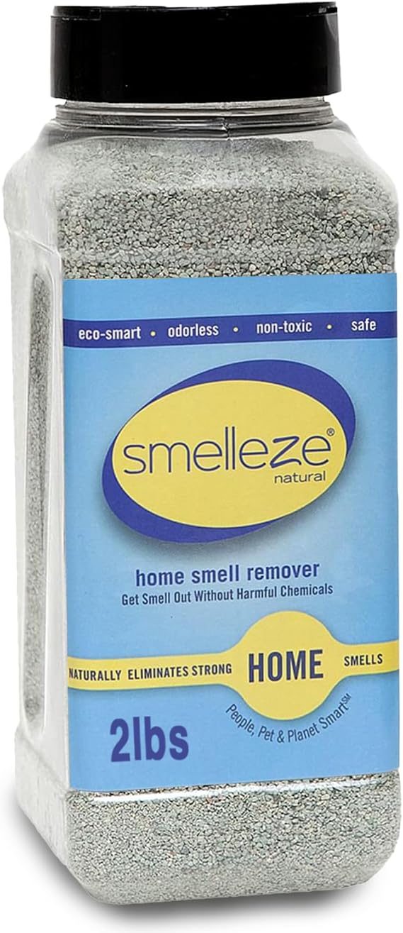 SMELLEZE Natural House Odor Eliminator & Deodorizer Granules - 2 lb. Bottle